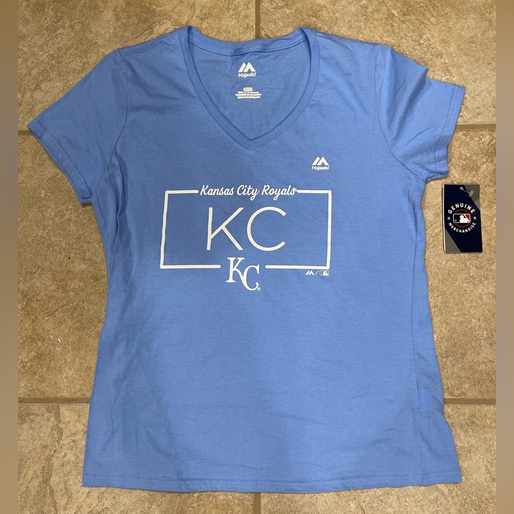 Kansas City Royals Baby Blue Baseball Tee